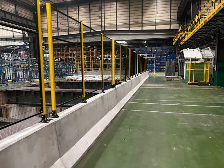 Portfolio Wygrodzenie w hali produkcyjnej, drugie ujęcie