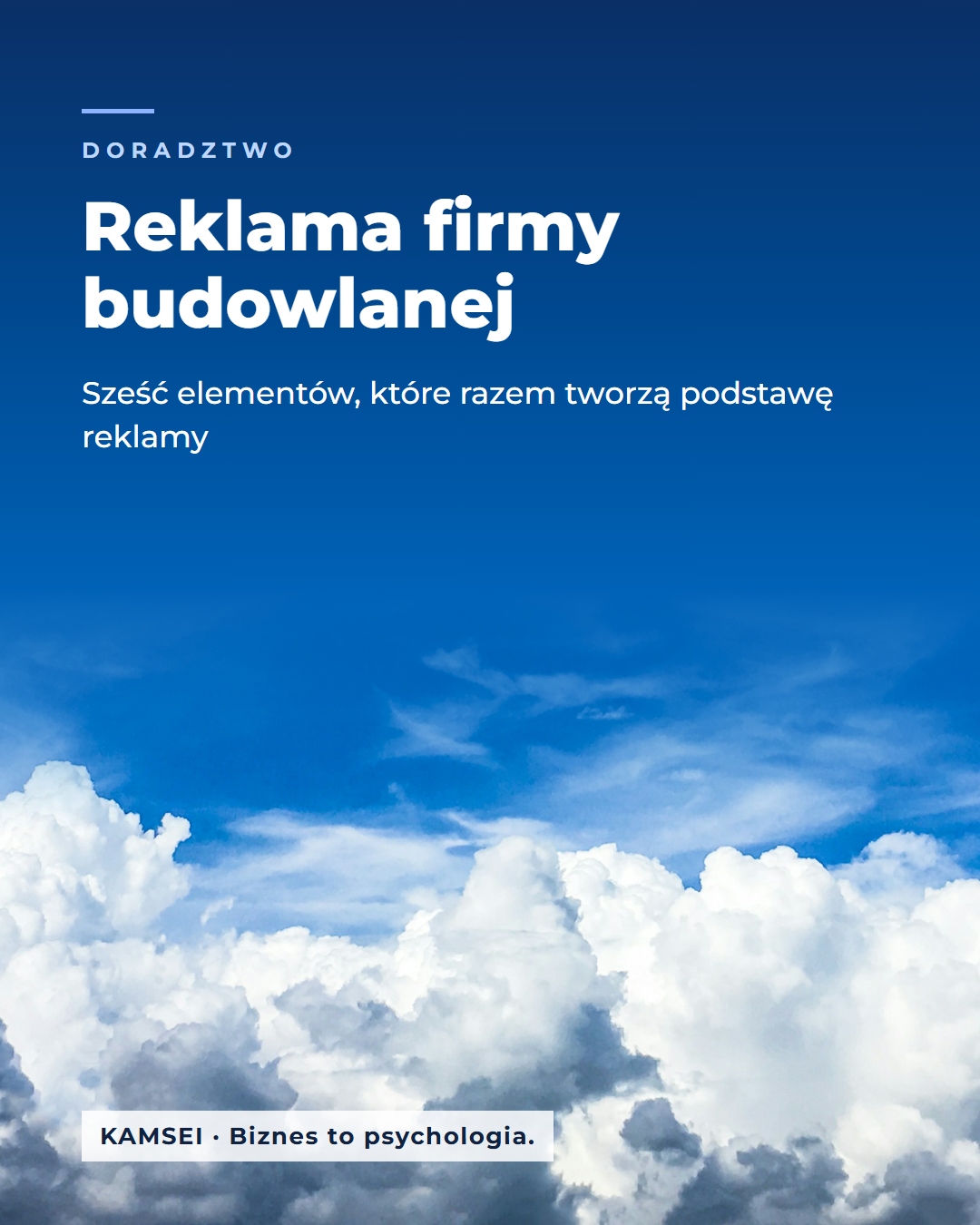 Branża budowlana Reklama firmy budowlanej od podstaw