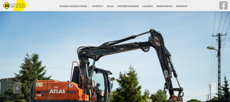 Portfolio Strona internetowa zakladdrogowy.pl